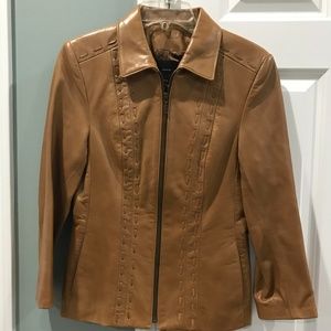identify Light Tan Leather Jacket
